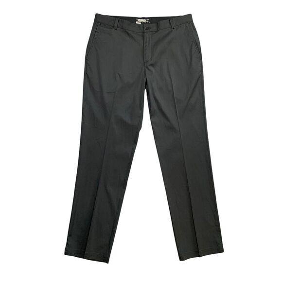 Nike Golf Pants Mens 34 Black Tour Performance Dri Fit Flat Front Lightweight - Picture 1 of 12
